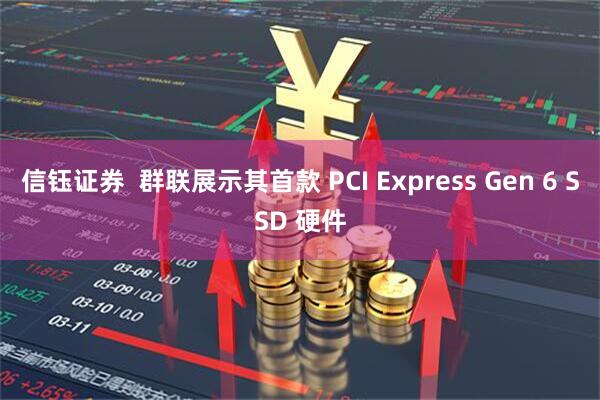 信钰证券  群联展示其首款 PCI Express Gen 6 SSD 硬件