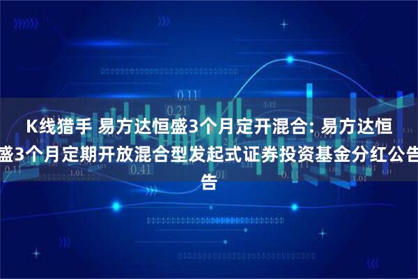 K线猎手 易方达恒盛3个月定开混合: 易方达恒盛3个月定期开放混合型发起式证券投资基金分红公告