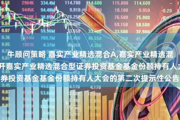 牛顾问策略 嘉实产业精选混合A,嘉实产业精选混合C: 关于以通讯方式召开嘉实产业精选混合型证券投资基金基金份额持有人大会的第二次提示性公告