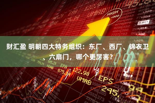 财汇盈 明朝四大特务组织：东厂、西厂、锦衣卫、六扇门，哪个更厉害？